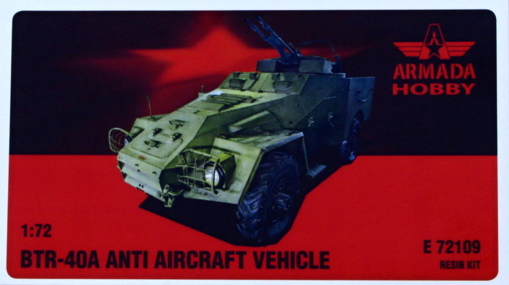 1/72 BTR-40A Anti-Aircraft Vehicle (resin kit)