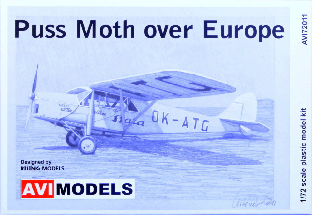 1/72 Puss Moth over Europe (5x camo)