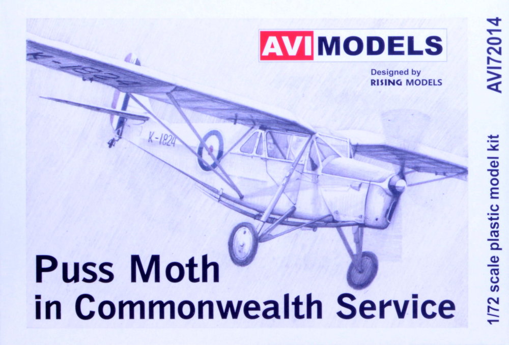 1/72 Puss Moth in Commonwealth Service (4x camo)