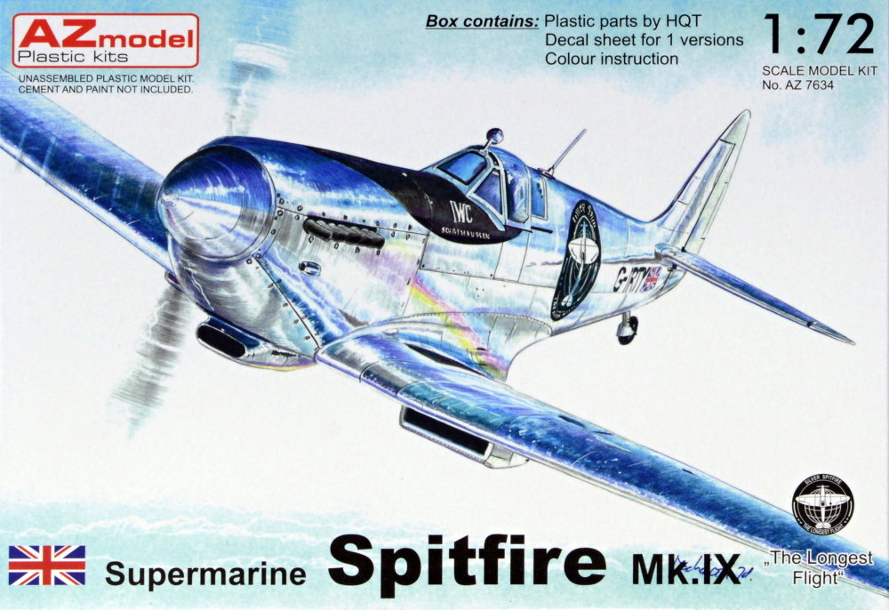 1/72 S.Spitfire Mk.IX The Longest Flight (1x camo)