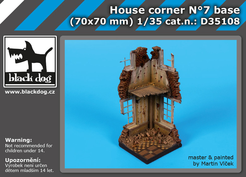 1/35 House corner base No.7 (70x70 mm)