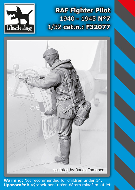 1/32 RAF Fighter pilot 1940-45 No.7 (1 fig.)