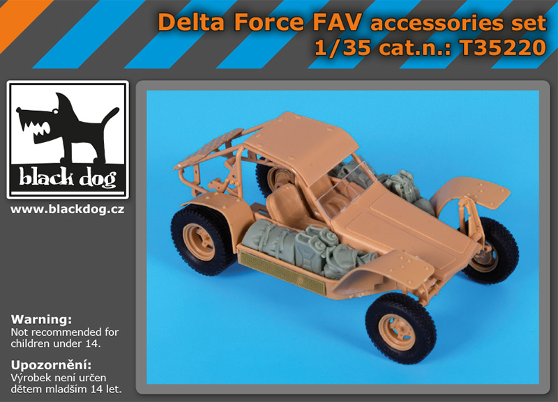 1/35 Delta Force FAV accessories set (HOBBYB)