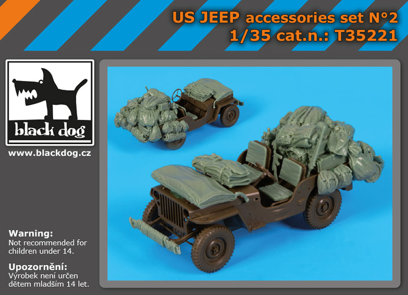 1/35 US Jeep accessories set (TAM)