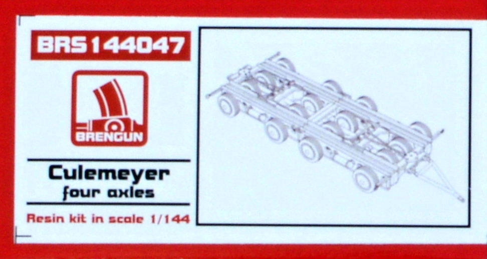 1/144 Culemeyer four axles (full kit)