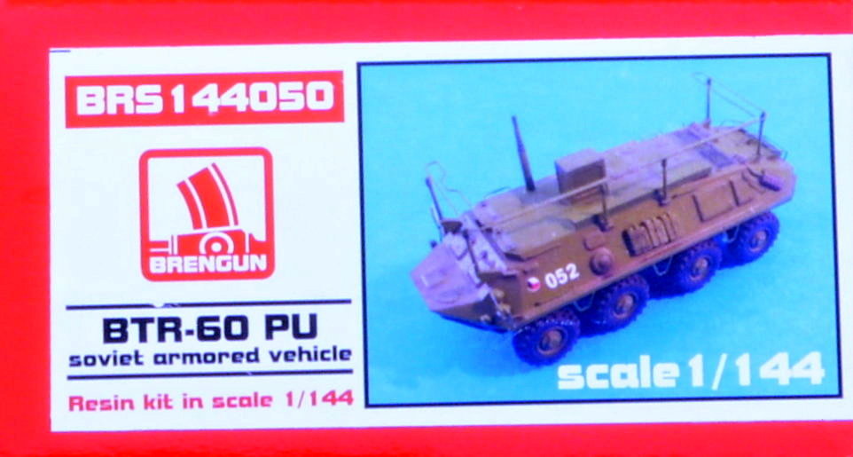 1/144 BTR-60 PU Soviet armored vehicle (resin kit)