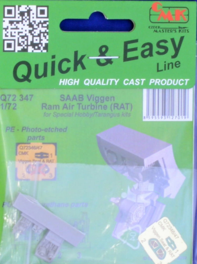 1/72 SAAB Viggen Ram Air Turbine (SP.H./TARA)