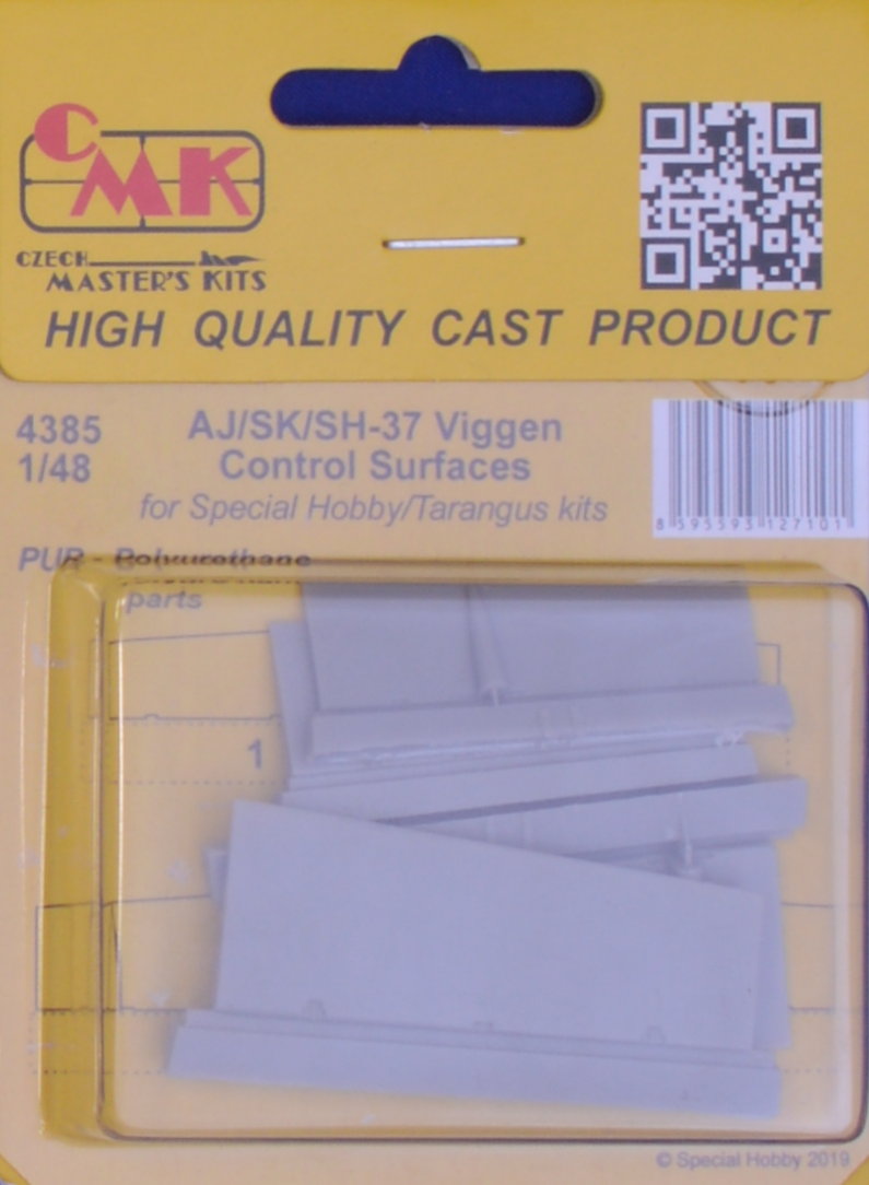 1/48 AJ/SK/SH-37 Viggen Control Surfaces (TARA/SH)