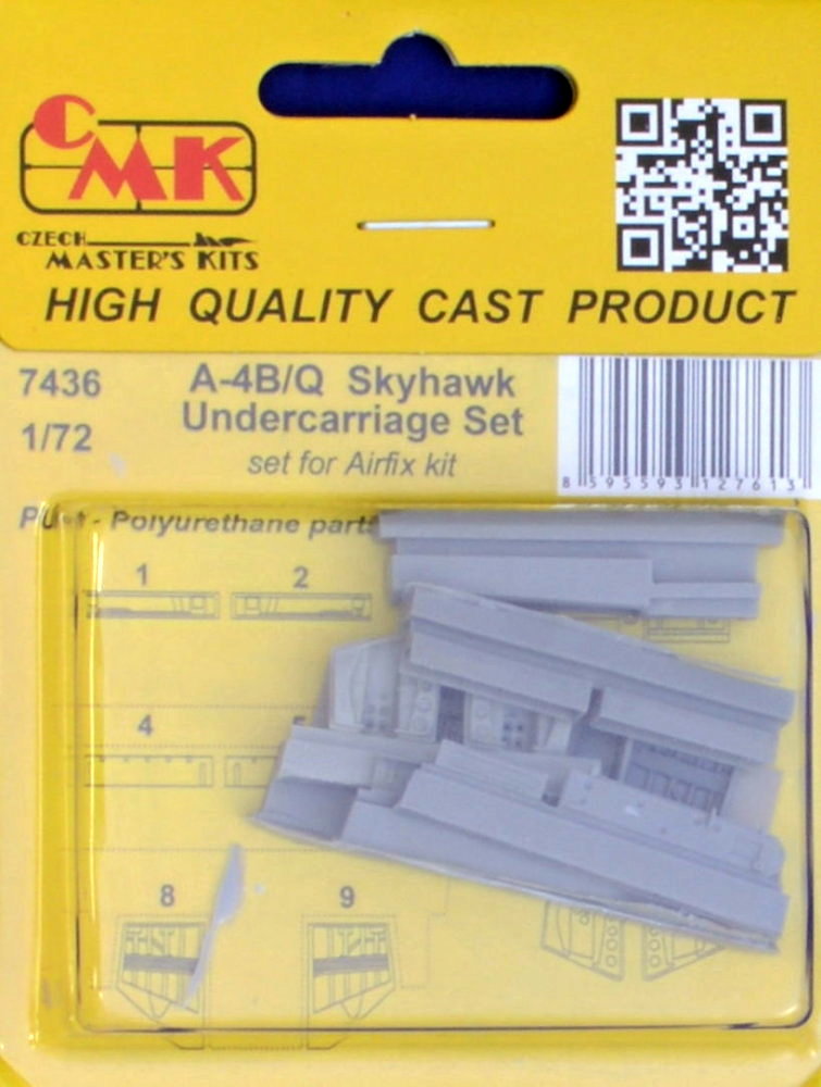 1/72 A-4B/Q Skyhawk Undercarriage set (AIRFIX)