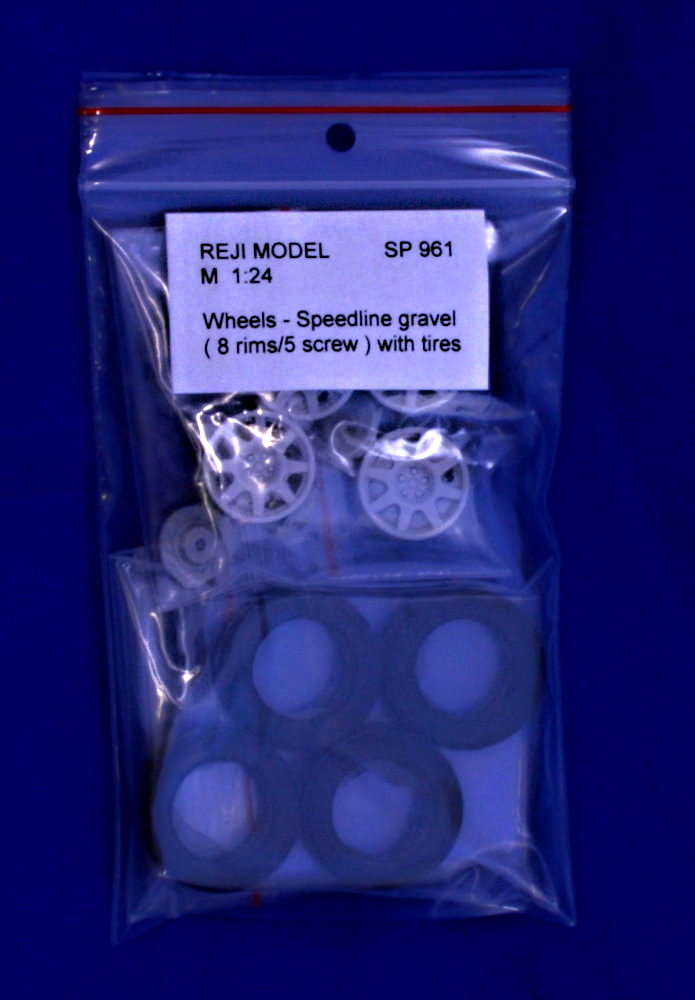 1/24 Speedline gravel wheels w/ tires (8 r./5 scr)