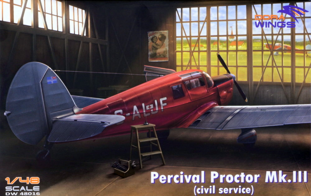 1/48 Percival Proctor Mk.III - civil (4x camo)