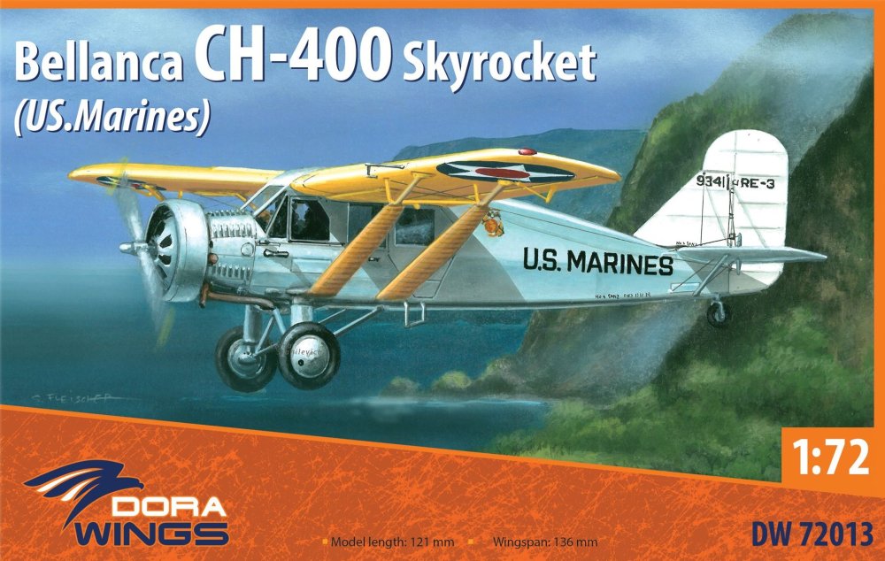 1/72 Bellanca CH-400 Skyrocket (3x camo)