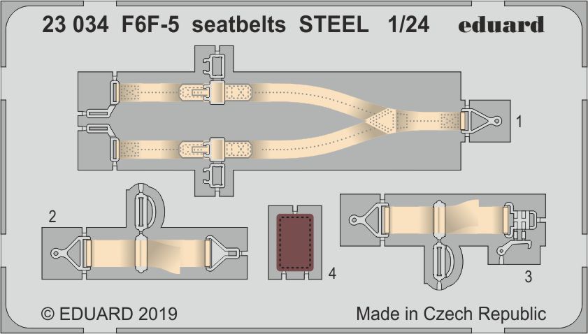 SET F6F-5 seatbelts STEEL (AIRF)