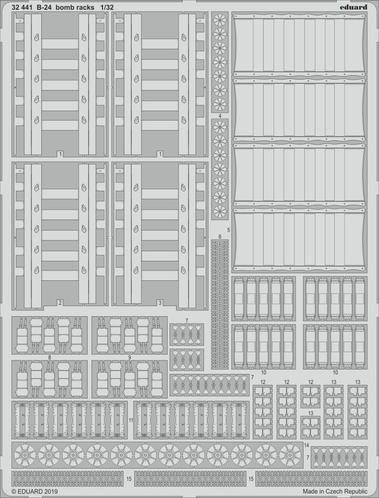 SET B-24 bomb racks (HOBBYB)