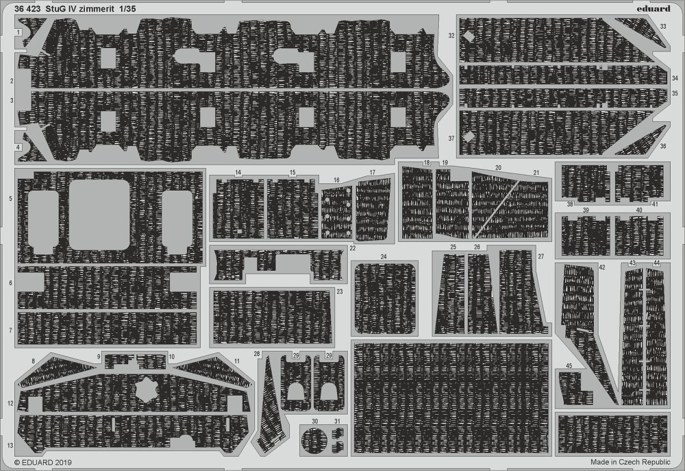 SET StuG IV zimmerit (ACAD)