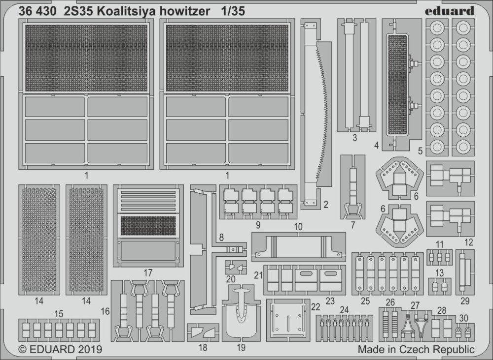 SET 2S35 Koalitsiya howitzer (ZVEZDA)