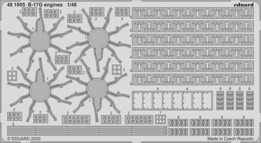 SET B-17G engines (HKM)