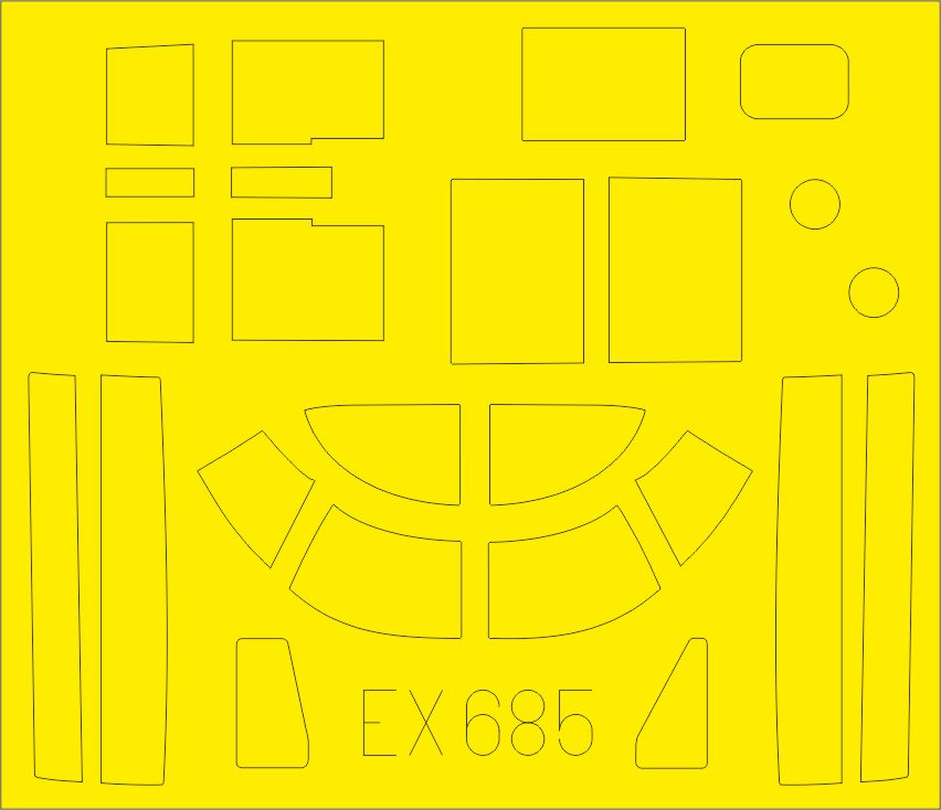 Mask 1/48 A-26B (ICM)