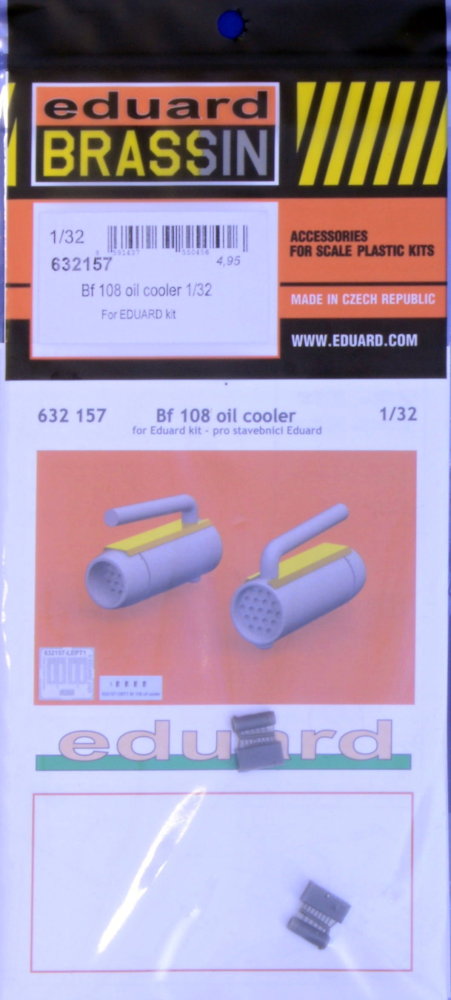 BRASSIN 1/32 Bf 108 oil cooler (EDU)