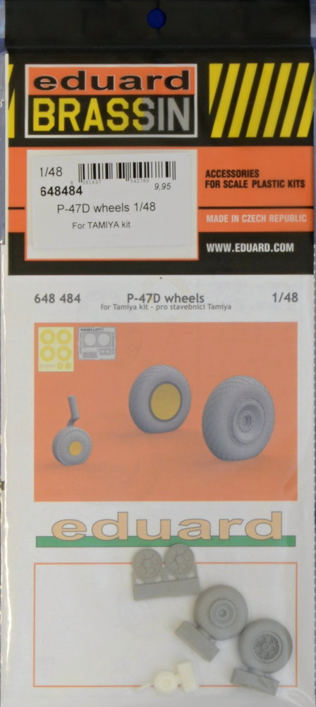 BRASSIN 1/48 P-47D wheels (TAM)