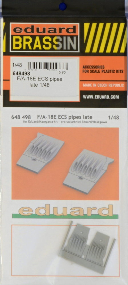 BRASSIN 1/48 F/A-18E ECS pipes late