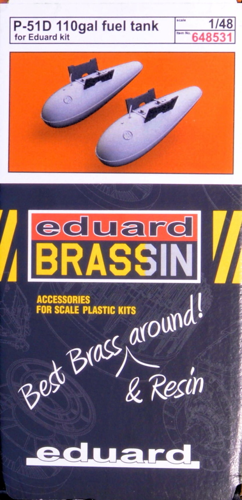 BRASSIN 1/48 P-51D 110gal fuel tank (EDU)