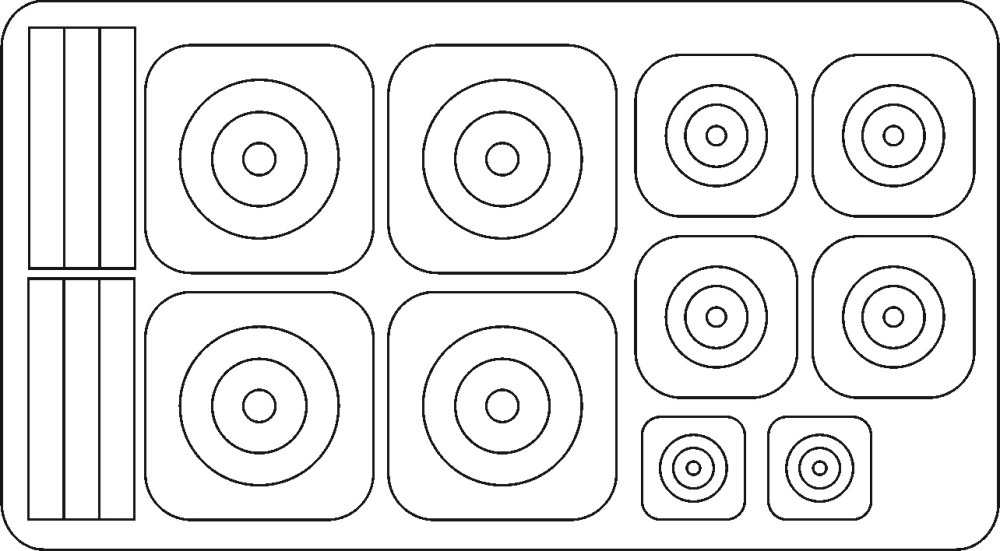 1/72 Roundels for PZL P.24G Greek service