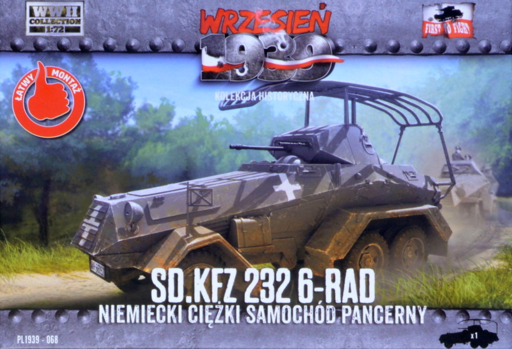 1/72 Sd.Kfz.232 6-rad German Heavy Armored Car