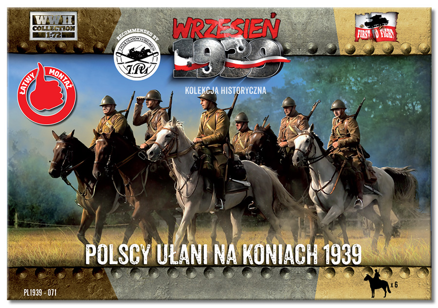1/72 Polish Uhlans on horses 1939