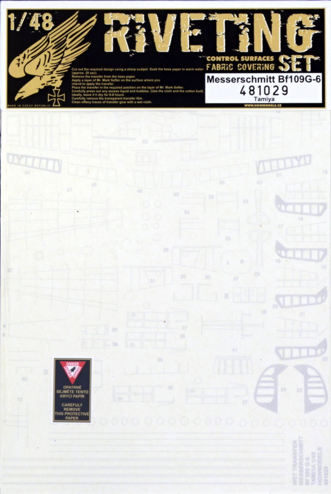 1/48 Messesrschmitt Bf109G-6 (TAM) - RIVETS