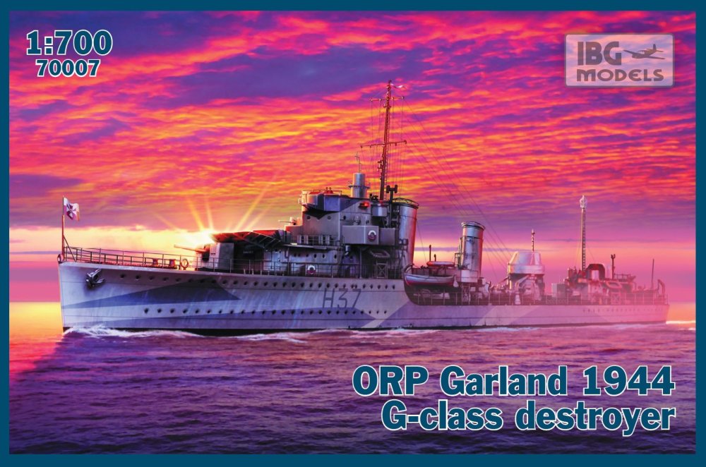 1/700 ORP Garland 1944 G-class destroyer (w/ PE)