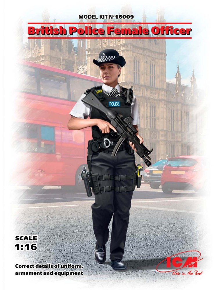 1/16 British Police Female Officer (1 fig.)