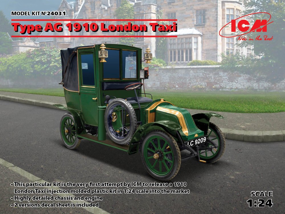 1/24 Type AG 1910 London Taxi (2x decals)