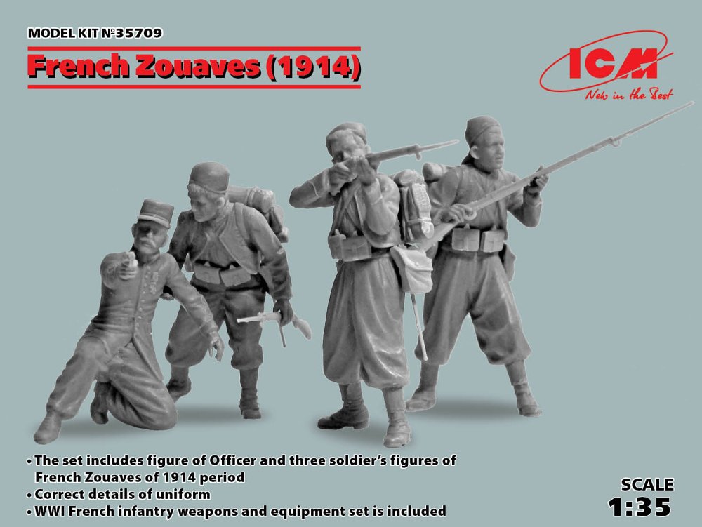 1/35 French Zouaves, 1914 (4 fig.)