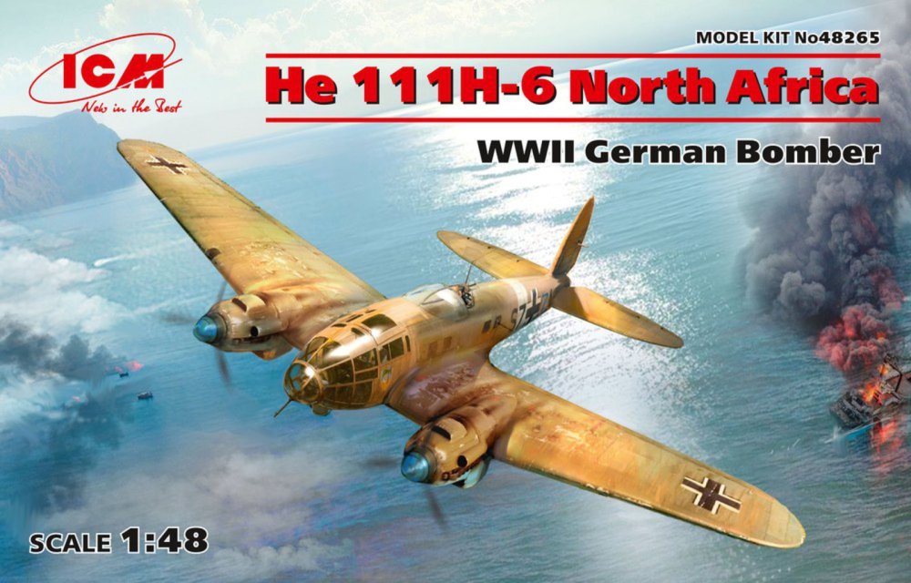 1/48 Heinkel He 111H-6 North Africa, German Bomber
