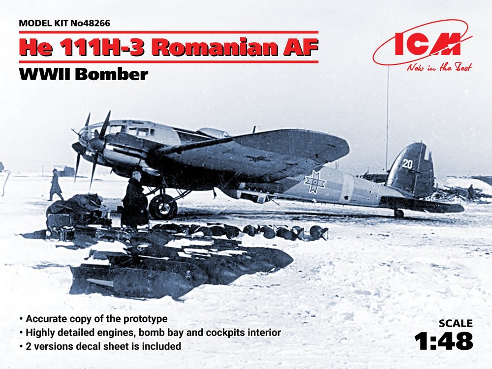 1/48 Heinkel He 111H-3 Romanian AF Bomber WWII