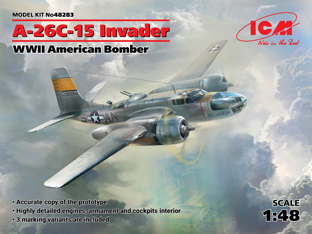1/48 A-26C-15 Invader American WWII Bomber
