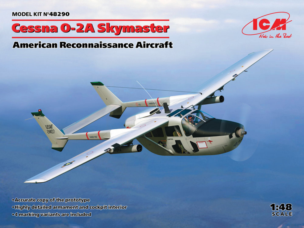 1/48 Cessna O-2A Skymaster American Recon.Aircraft