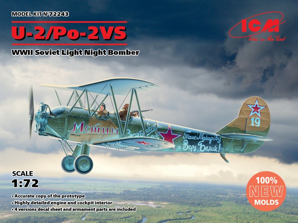 1/72 U-2/Po-2VS Soviet WWII Light Night Bomber