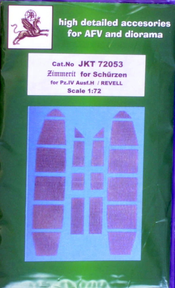 1/72 Zimmerit for Schürzen (Panzer IV Ausf.H)