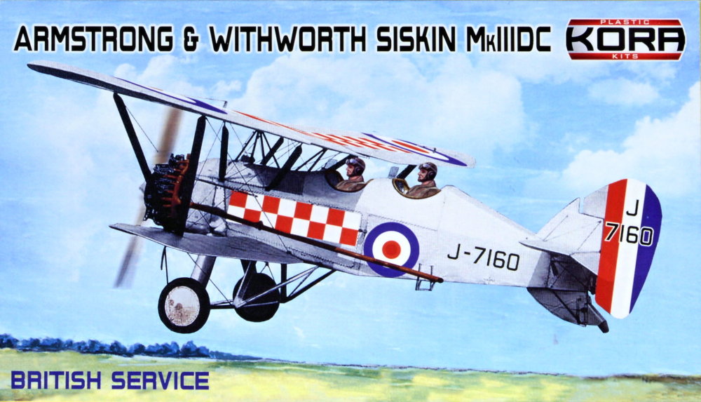 1/72 A&W SISKIN Mk.IIIDC British Service (3x camo)