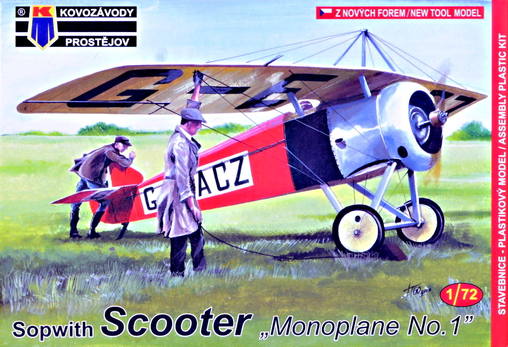 1/72 Sopwith Scooter Monoplane No.1 (3x camo)