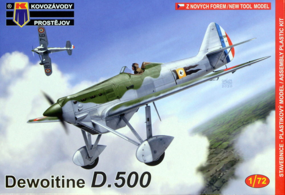 1/72 Dewoitine D.500 (3x camo)