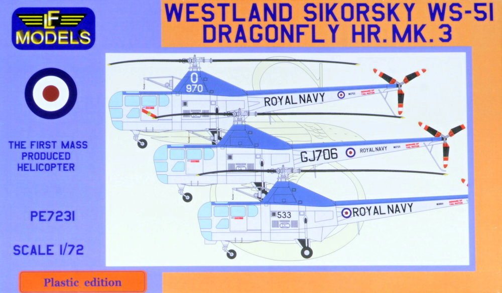 1/72 West.Sikorsky WS-51 Dragonfly HR.Mk.3 (3x c.)