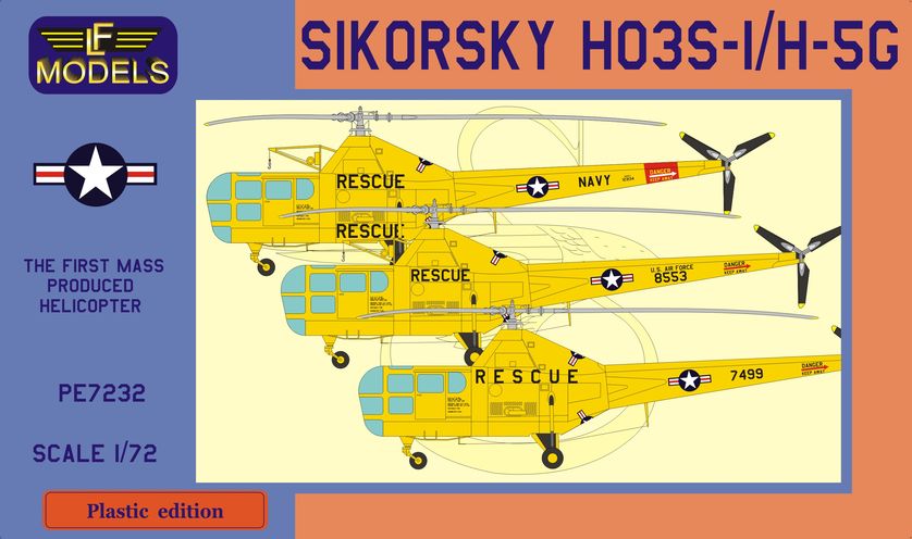 1/72 Sikorsky HO3S-1/H-5G (3x camo)