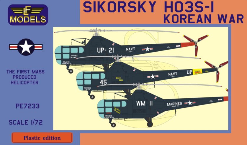 1/72 Sikorsky HO3S-1 Korean war (3x camo)