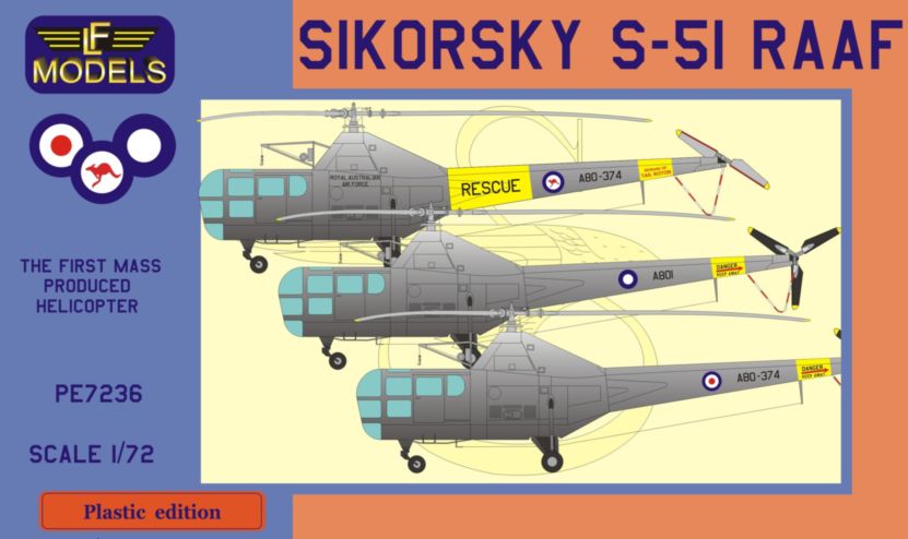 1/72 Sikorsky S-51 RAAF (3x camo)