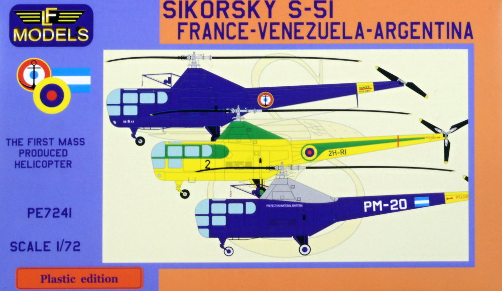 1/72 Sikorsky S-51 (France, Venezuela, Argentina)