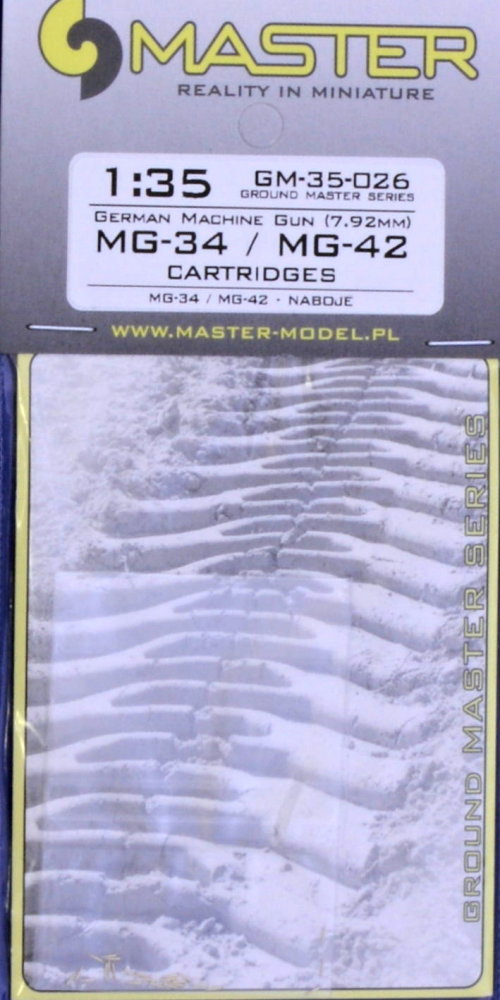 1/35 MG-34/MG-42 catridges (25 pcs.)