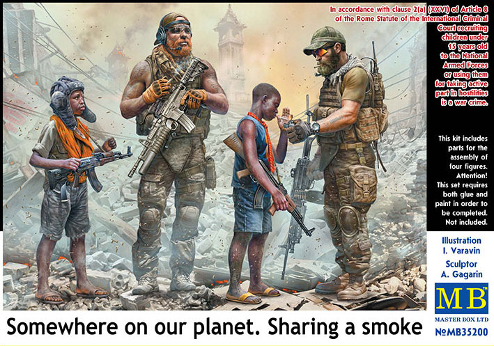 1/35 Sharing a smoke (Somewhere on our planet)